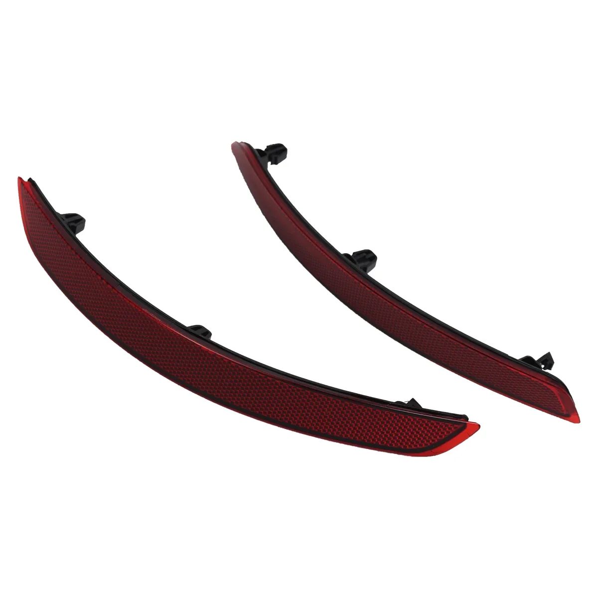 Left & Right Car Rear Rear Bumper Reflector Tail Light Red Lens For Audi A3 2013 2014 2015 2016 8VD945105 8VD 945 106