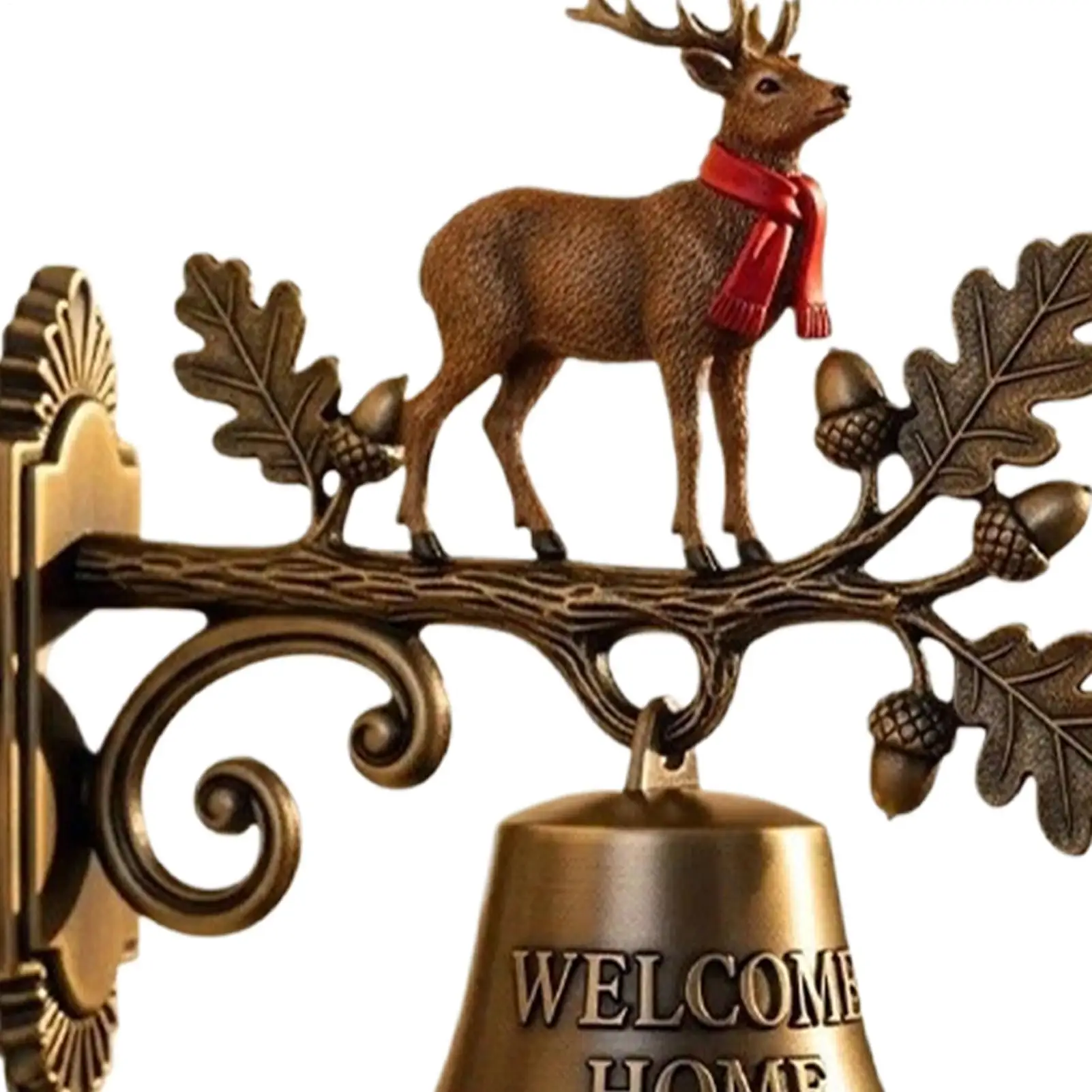 جرس عيد الميلاد ترحيب جرس الباب سانتا كلوز الرنة ثلج خمر جرس الباب ديكور لساحة داخلي في الهواء الطلق حديقة المنزل عطلة #5