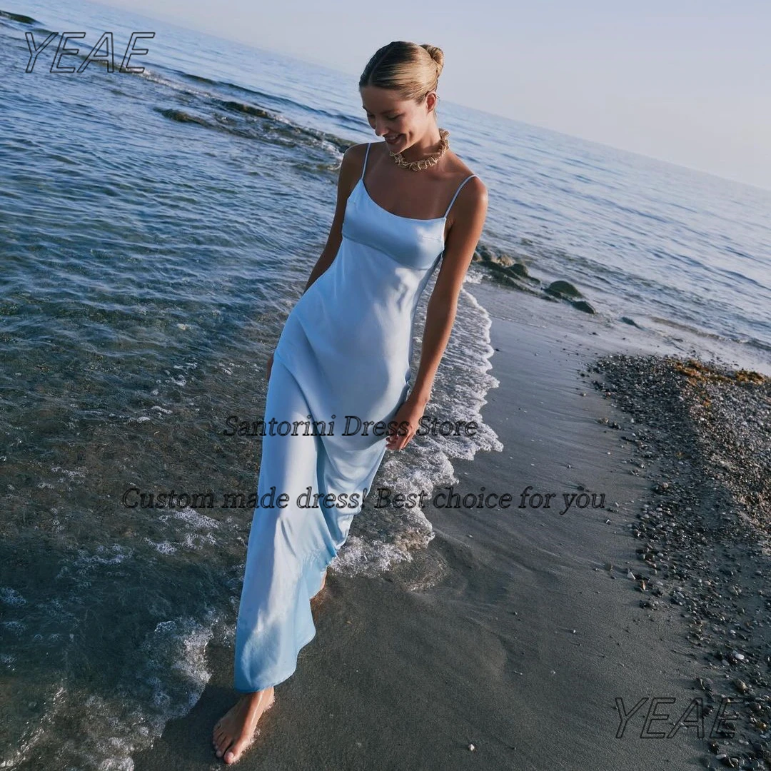산토리니 해변 파티 여자들은 맞춤형 프롬 드레스, 오픈 백 로브, 칵테일 드레스, 섹시한 특별한 이브닝 가운을 입습니다.