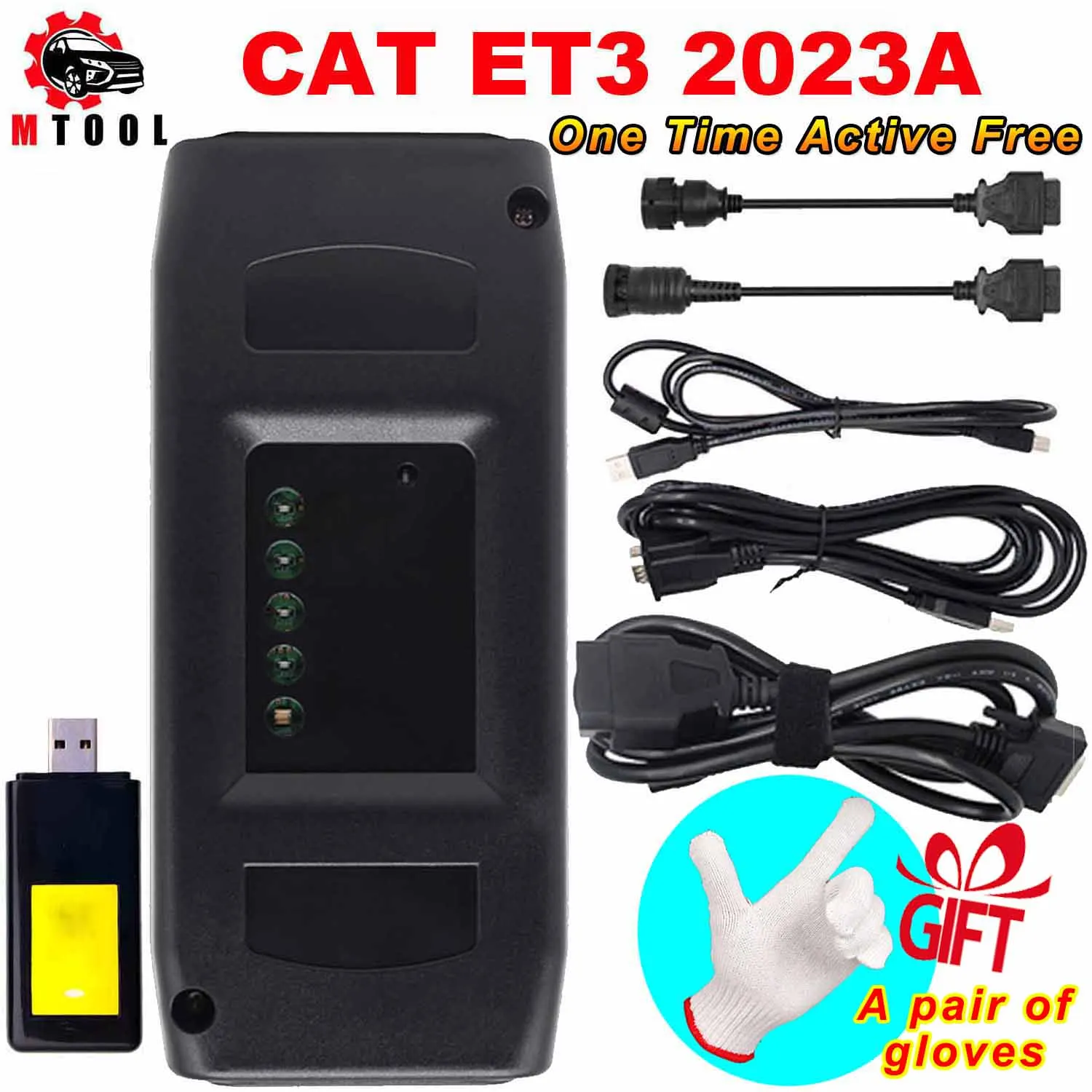 

2023A 2022A 2019A CAT ET3 Adapter Wireless For Truck Diagnostic Tool Communication J1939 Support Wifi ET3 Heavy Duty Scanner