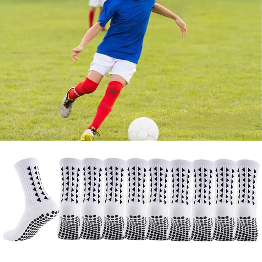 

1/5/10 унисекс спортивные носки с нескользящей ручкой и полотенцесушителем для футбола, баскетбола, бейсбола, регби, футбола и езды на велосипеде