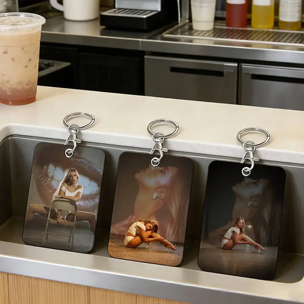 

Singer T-Tate Mcrae Card Holder Suitable For Bank Card,Subway, Bus Card ,Access Card Protective Case With Keychain
