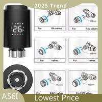 ABDD Tuya Zigbee Smart Radiator Actuator TRV Programmable Thermostatic Radiator Valve App Remote Temperature Controller