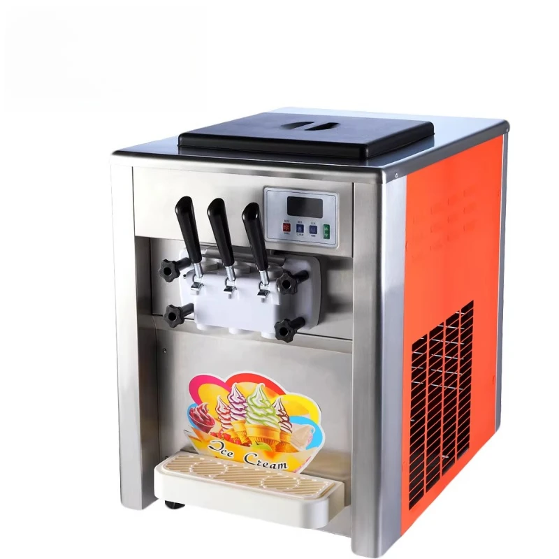 

3 Flavor Table Top Commercial Soft Breyers Ice Cream Machine