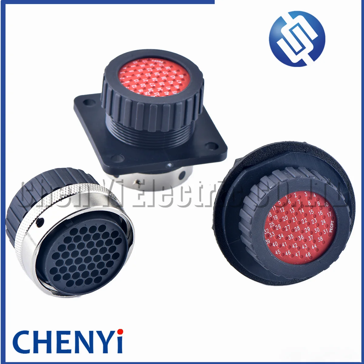 48 Pin ITT Aviation Waterproof Connector Male Female Circular Plug Socket 192900-0437 192900-0431 192900-0425 with Terminal Pin