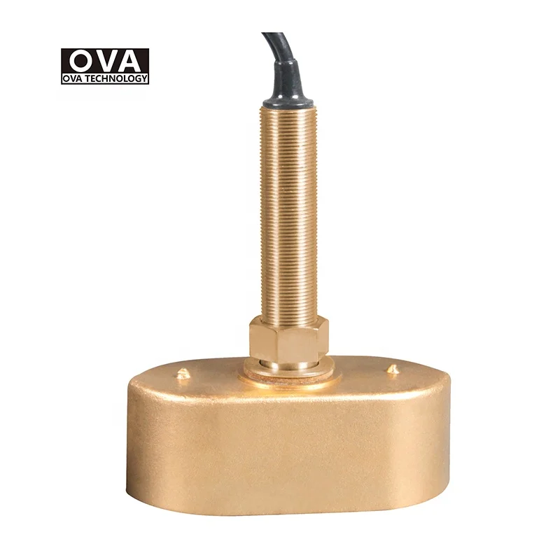 Ova Technology 1000W Sonar Ultrasonic Transducer Fishfinder Sensor Boat 1kw Bronze Transducer a Td47t