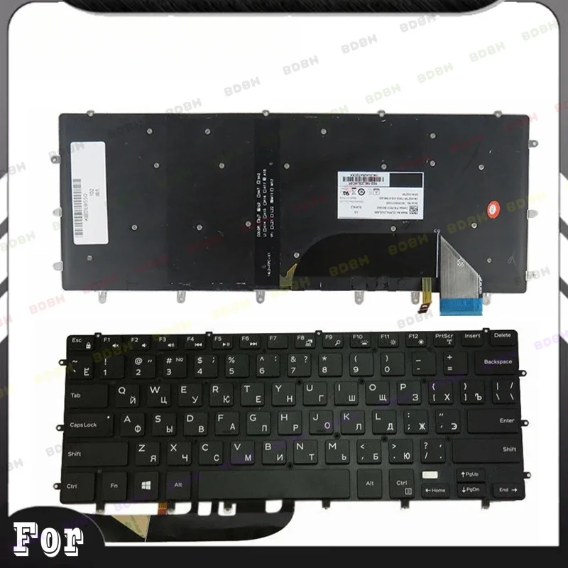 *BH RU/US/UK/FR/SP Backlit Keyboard For DELL XPS 15 9550 9560 9570 5510 M5510 7558 7568 7590 P56F D1728 D1828T 9550R-1728S 1828S