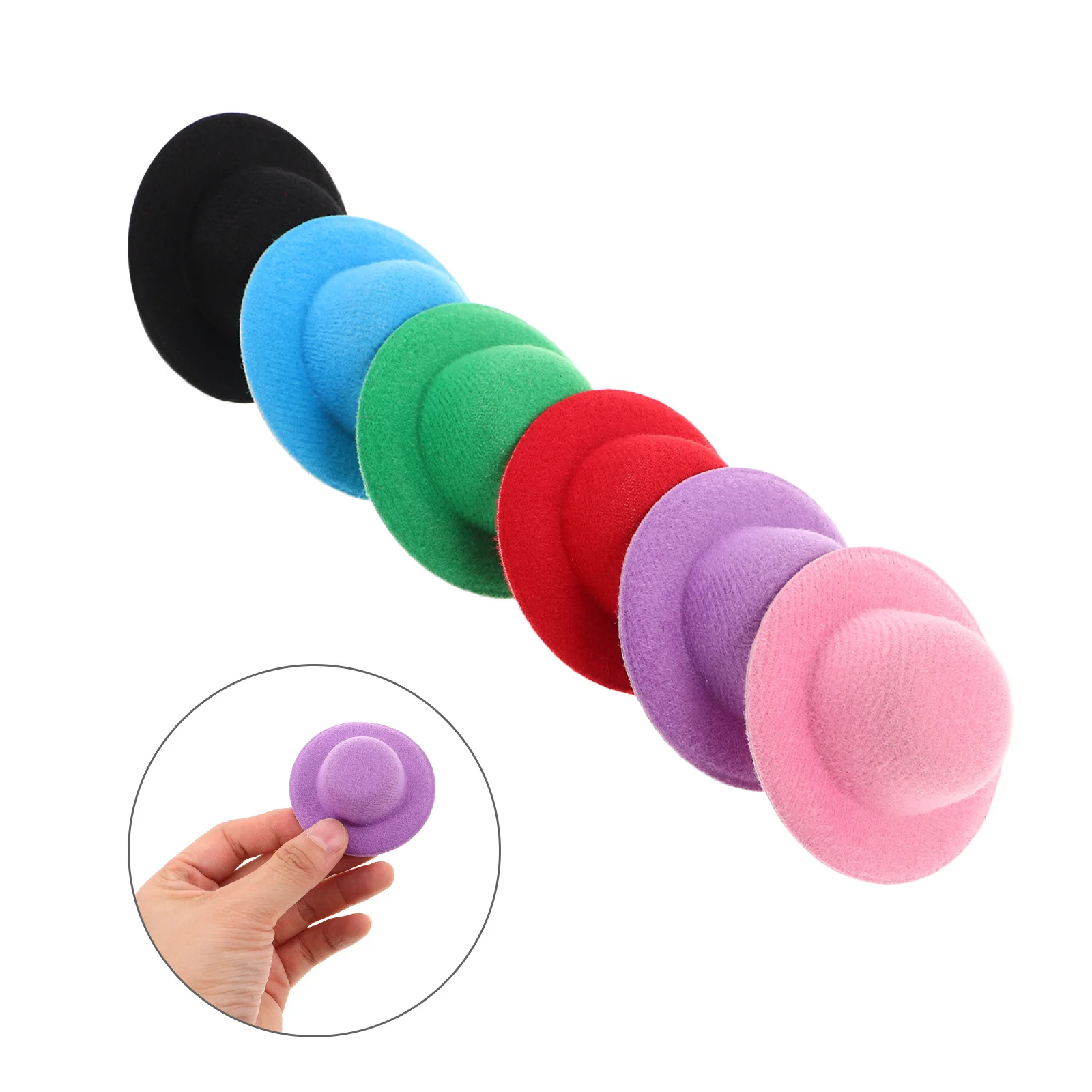 12 pezzi eleganti mini cappelli a cilindro cappelli formali dal design artistico dettagliato per accessori fotografici all'aperto cappello a cilindro con pupazzo di neve