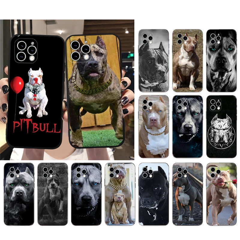 

Cute Pitbull Phone Case For iphone 17 Pro Max Air 16 15 14 13 Pro Max 15 16 Pro 15Plus Shell