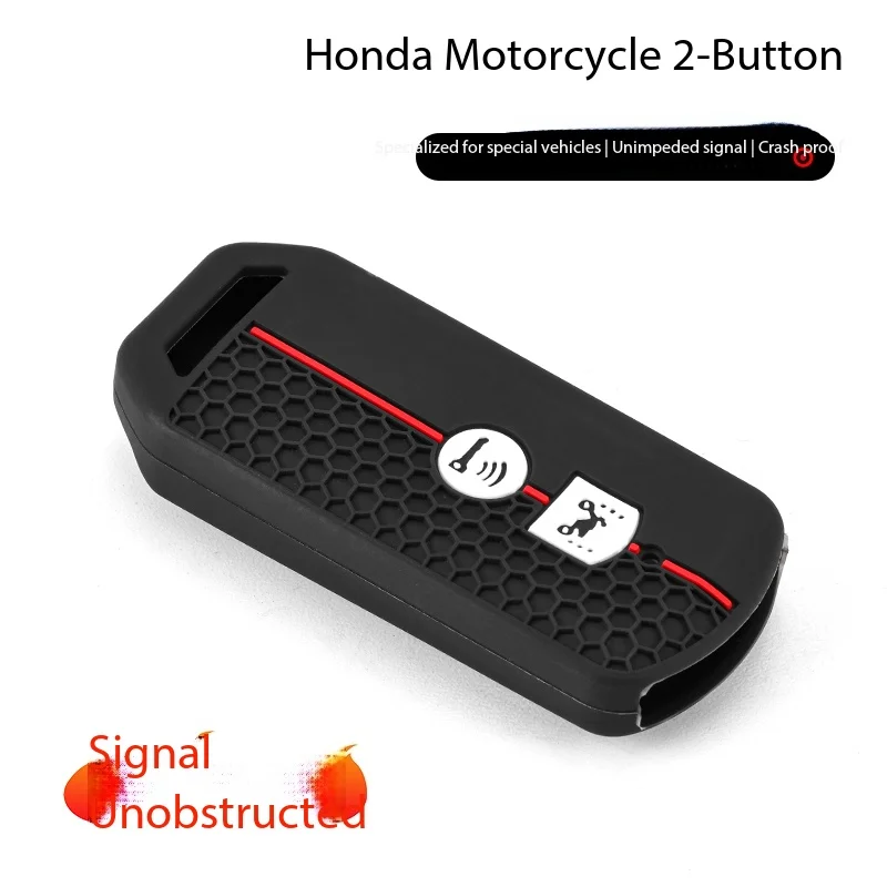 Geschikt voor Honda Liexing 125 Xin Da Zhou Motorfiets Siliconen Sleutel Cover Pcx150 Fosha 350 Honingraat Sleutel Case