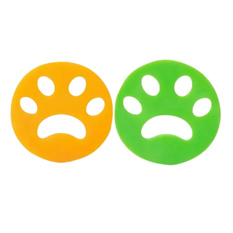 2Pcs Reusable Pet Hair Remover Laundry Lint Fur Catcher Anti-tangle Cleaning Tool For Washing Machine Dryer Cat Dog Clothes