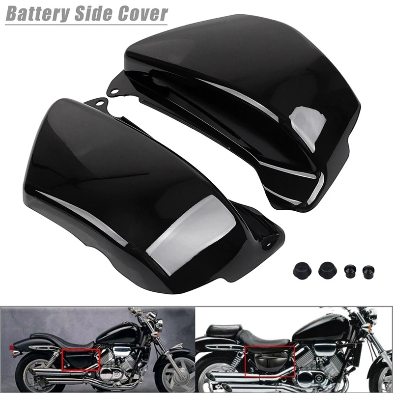 Battery Side Cover Panel Fairing Accessories Parts For Honda Magna VF750C 1994-2004 VF750CD Deluxe