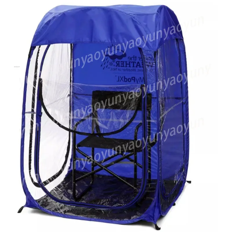 PVC Pop-up Outdoor Canopy - Fishing/Game Viewing, Storage Bag Included, Fits Single/Double Chair, Portable