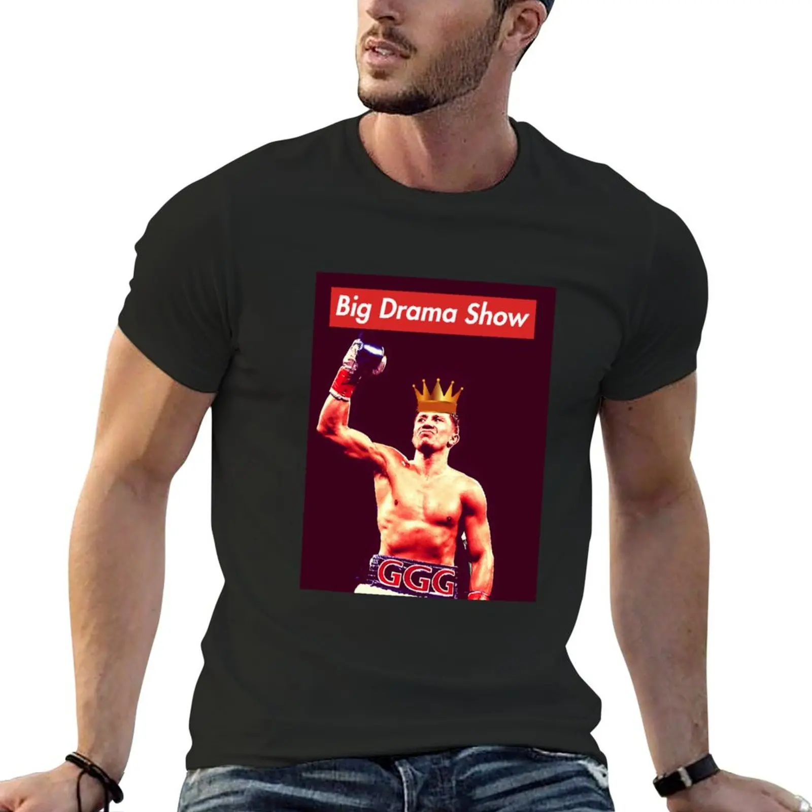 gennady golovkin Triple G GGG Big Drama Show T-Shirt rapper graphic tees custom t shirt Men's t shirts