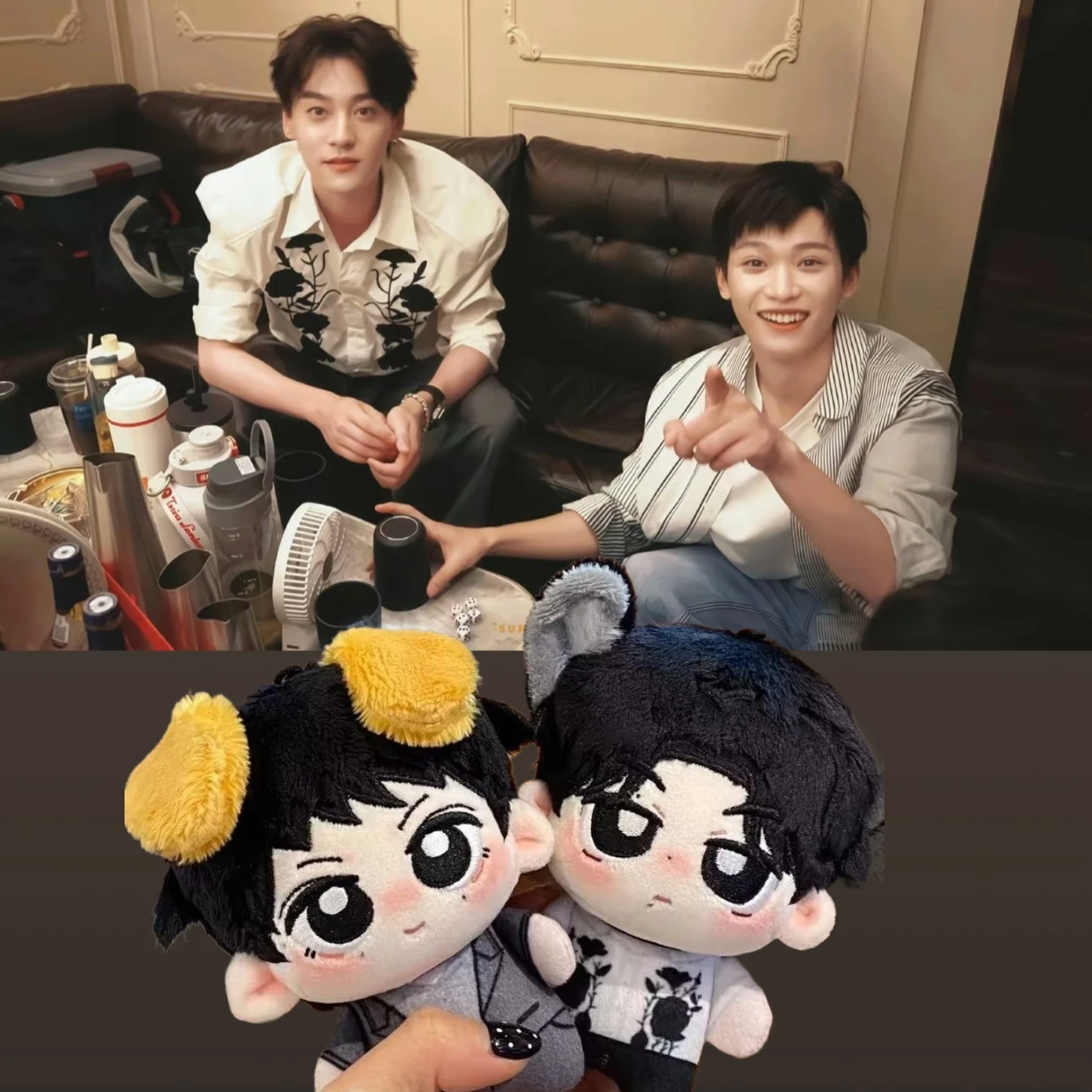 

[Newly Launched] Reverse Love original Ziyu and Tian Xuning character 10cm cotton doll cosplay merchandise plush toy"