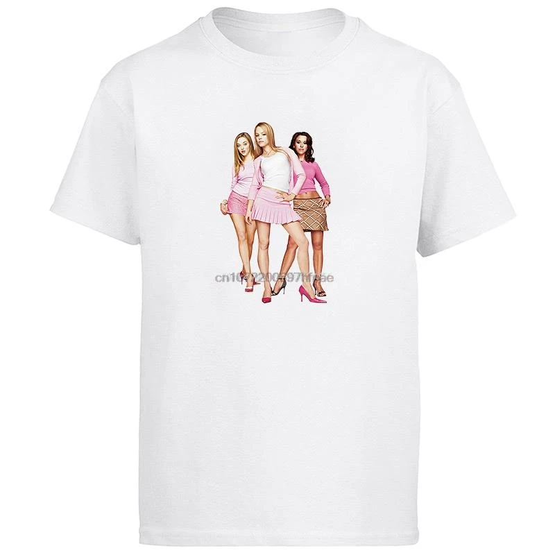 Mean Girls The Original Plastiques Sous Licence Junior Graphic T Shirts Cotton Short Sleeve T-Shirts Summer Mens Print T Shirt