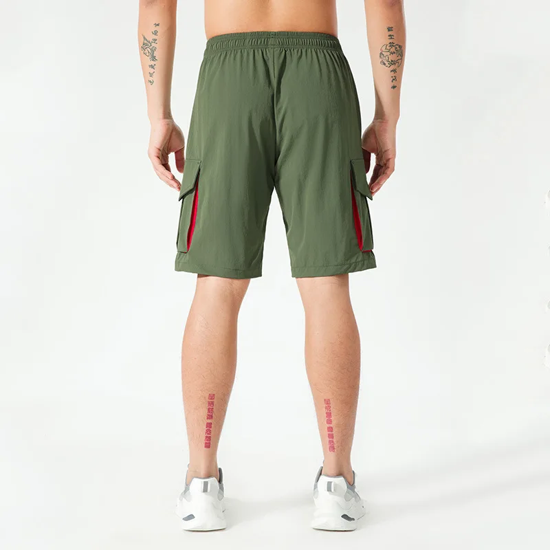 Pantalones Cargo para hombre, Shorts deportivos de secado rápido, holgados, informales, transpirables, para exteriores, verano, europeos y americanos