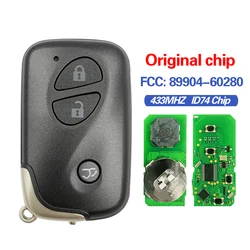 CN 052040   Pilot zdalnego sterowania do Lexus LX570 LX450D 2008+ Smart Key 3 przyciski B53EA P1 D4 4D-67 433MHz 89904-60280