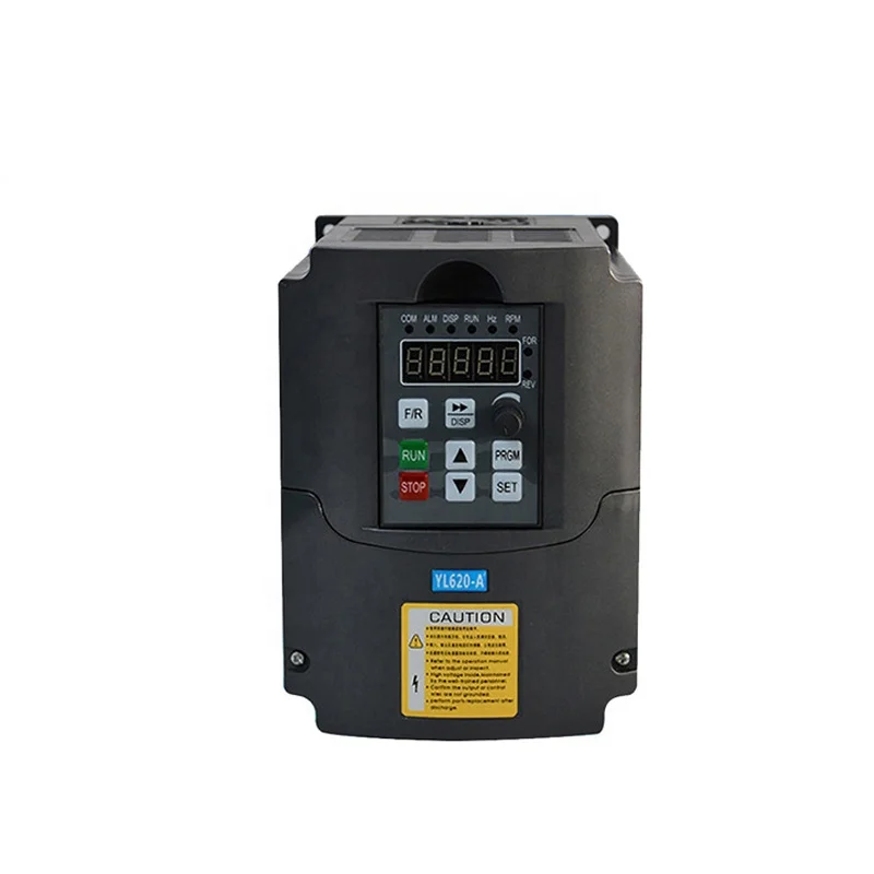 750W 1.5kw 2.2kw 3kw Single Phase Three Phase Speed Control Inverter 220V Frequency Converter for Spindle Motor