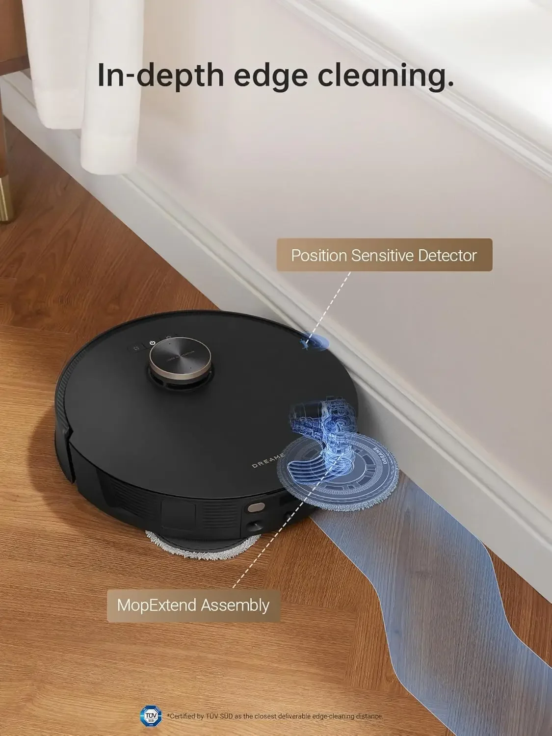 

L30 Ultra Robot Vacuum and Mop, 136°F Hot Water Mops Self-Cleaning, Mops Self-Drying, Mops Extend, Removal & Raising