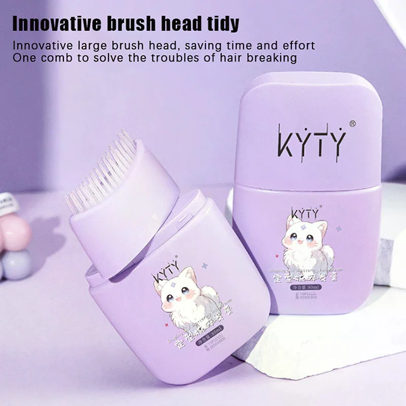Hair Wax Stick For Women Kids Long Lasting Hold Pomade Control Broken Frizz Styling Wax Shaping Paste Styling Comb Styling Tools