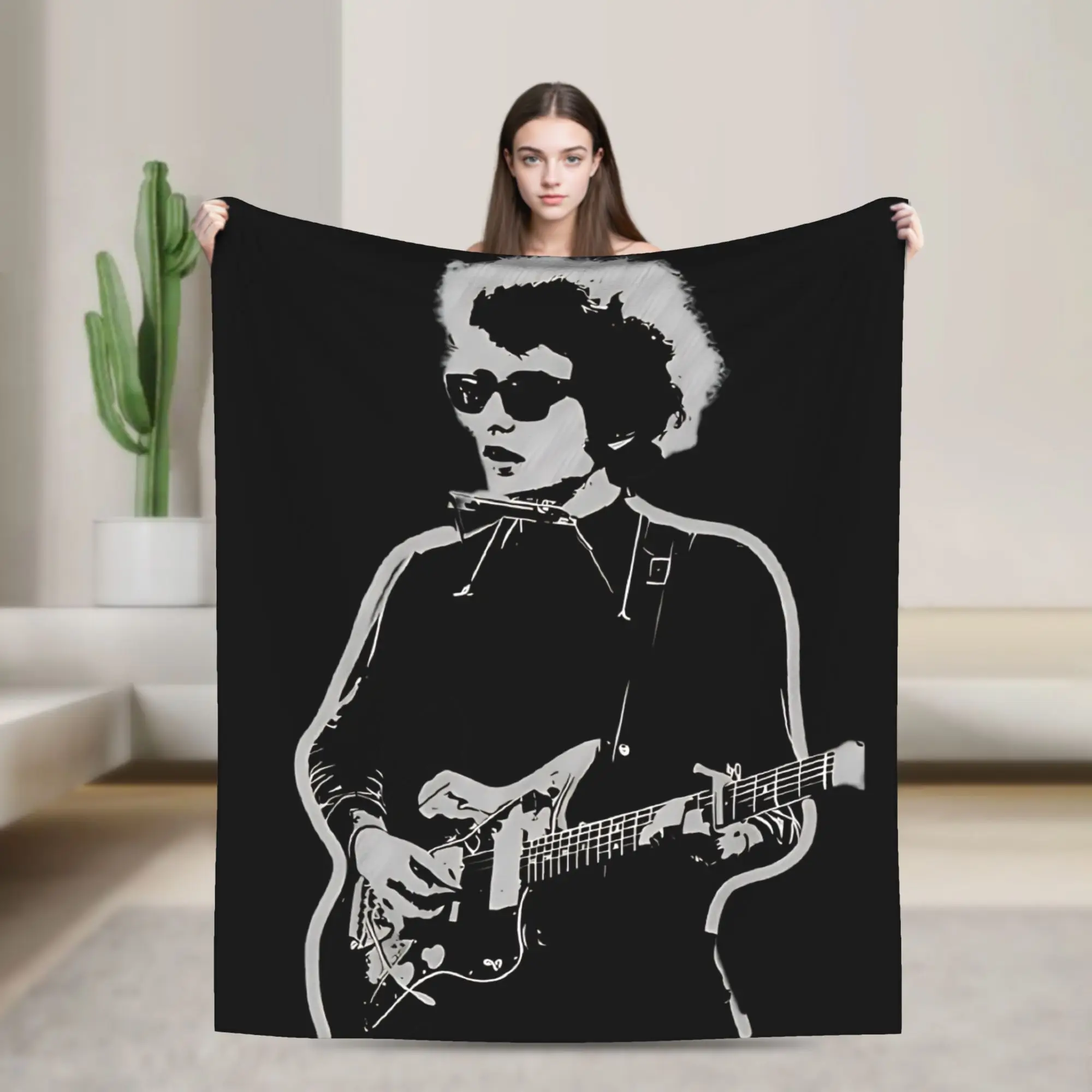 Bobs Dylans Singer Blanket Cover  Flannel Throw Blankets Summer Air Conditioning Decoration Ultra-Soft Warm Bedspread