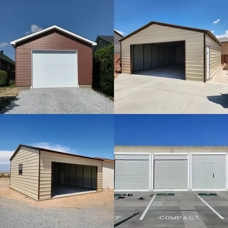 for  Assemble Prefab Steel Metal Car Truck Garage Modern Industrial Farmhouse Workshop