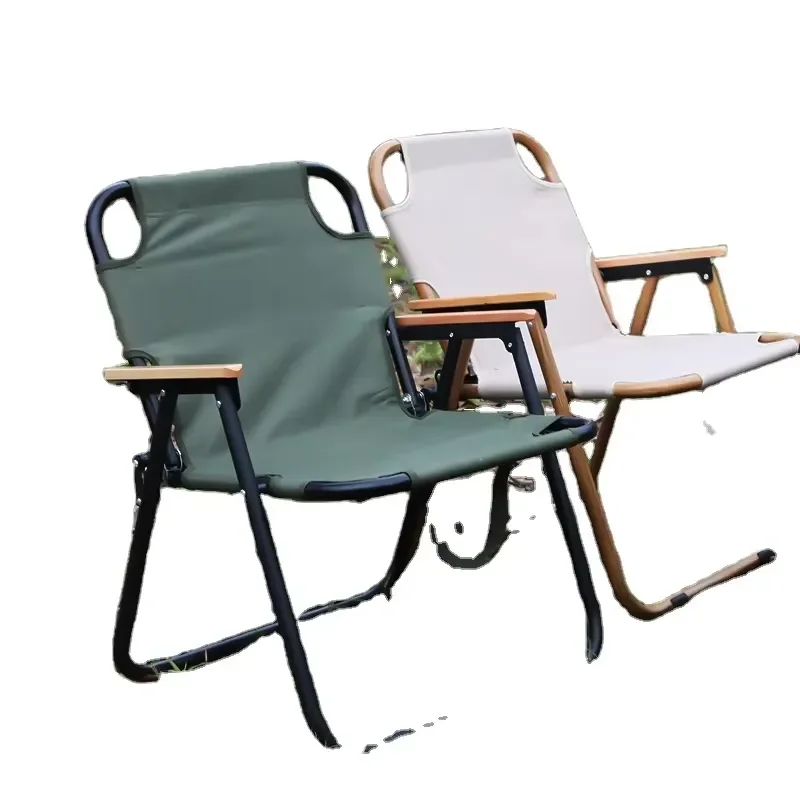 High Carbon Steel Fishing Camping Chair Portable Folding Backrest Outdoor BBQ Picnic Beach Garden Leisure Seat Lightweight