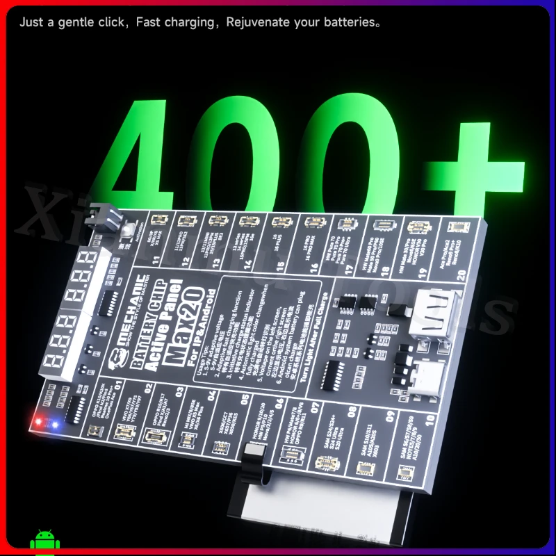 

MECHANIC MAX20 Stable Output, Real-time Detection of Current and Voltage, Supports Apple+Android Models