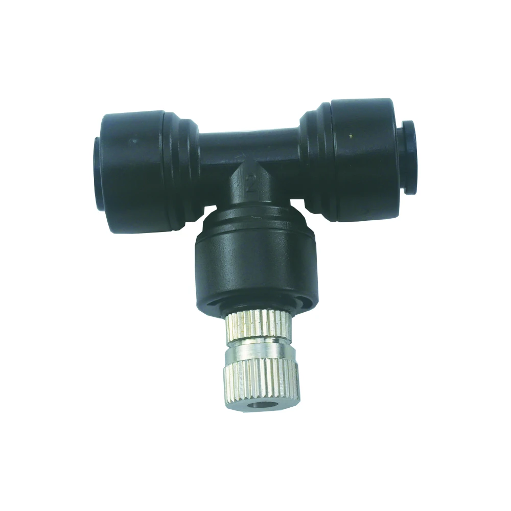 

6MM 8MM Quick Fitting Brass Misting Nozzle Slip Lock Connection Type For Outdoor Misting Cooling 0.1-0.6mm Orifice