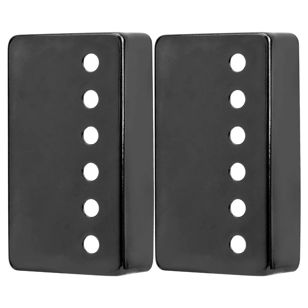 Cubiertas de pastilla de latón para guitarra eléctrica – Negro, Oro y Plata