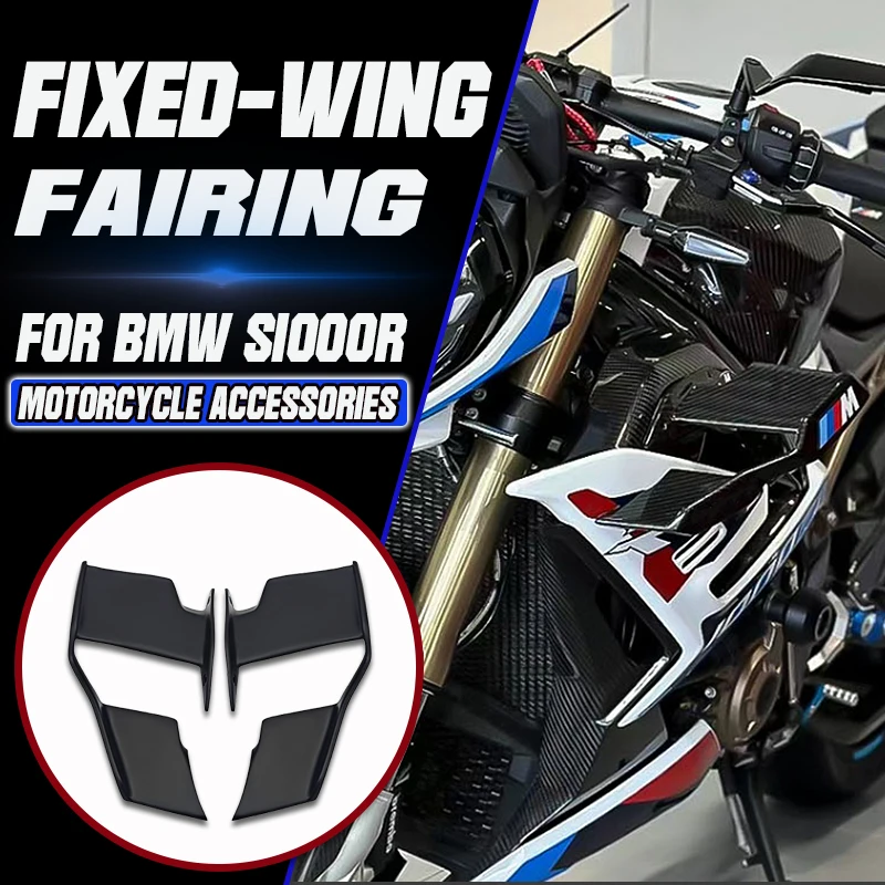 

For Bmw S1000R S 1000 R M1000R 2021 2022 2023 New Motorcycle Fairing Winglet Windshield Wings Fairing Front Aerodynamic Spoiler