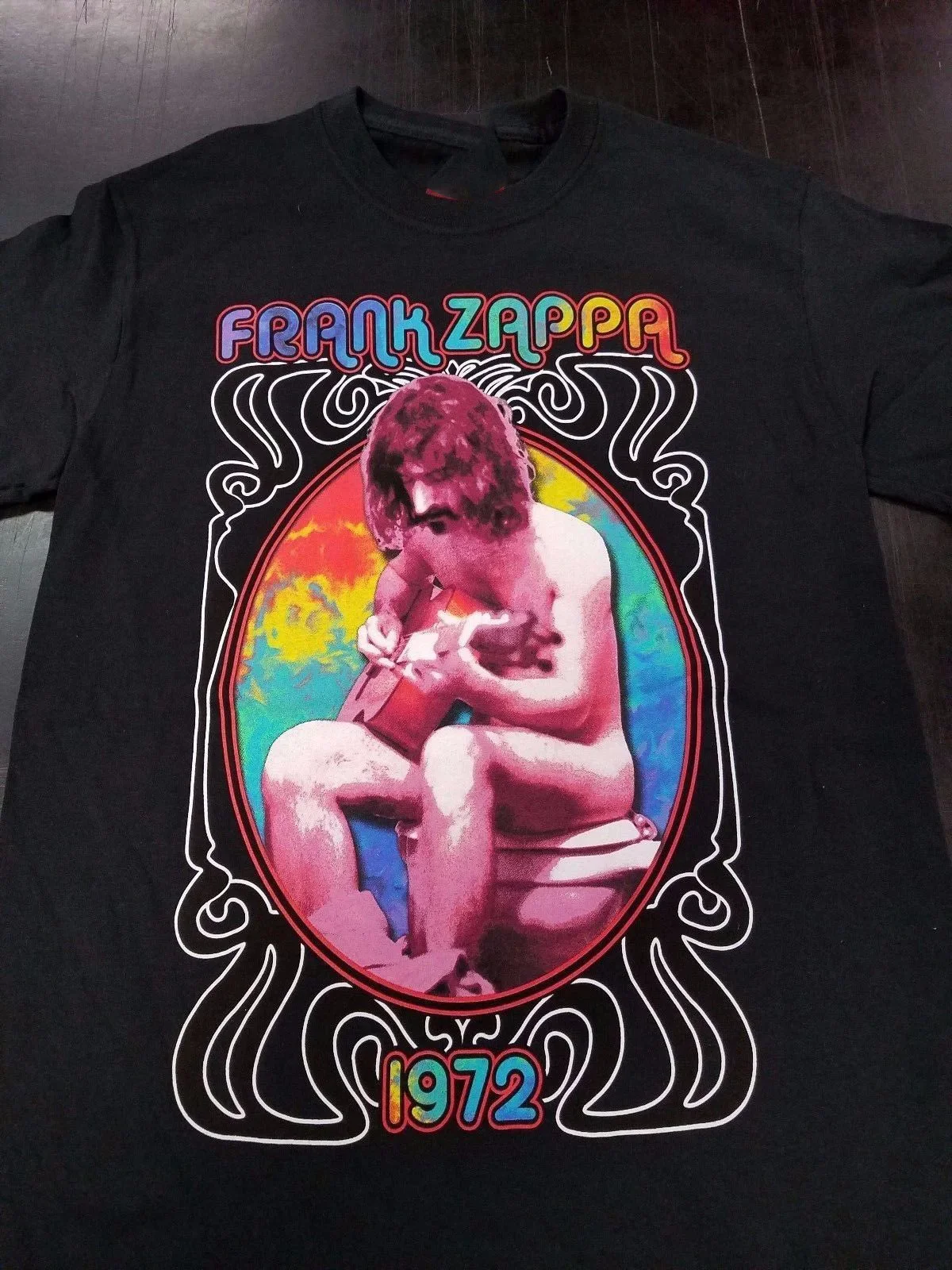 Frank Zappa Toilet Zappa Crappa 1972 Color T Shirt New Jurney Print T Shirt