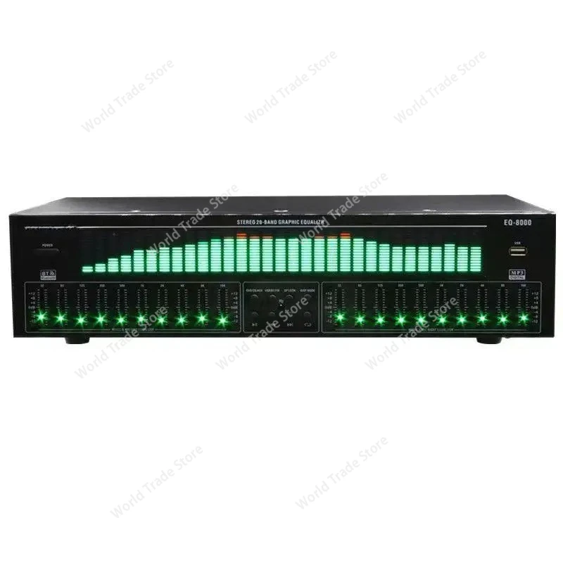 

Professional EQ Equalizer, Bluetooth 5.4 Receiver Fiber Coaxial Digital Audio Decoding U Disk Fever Pre-player