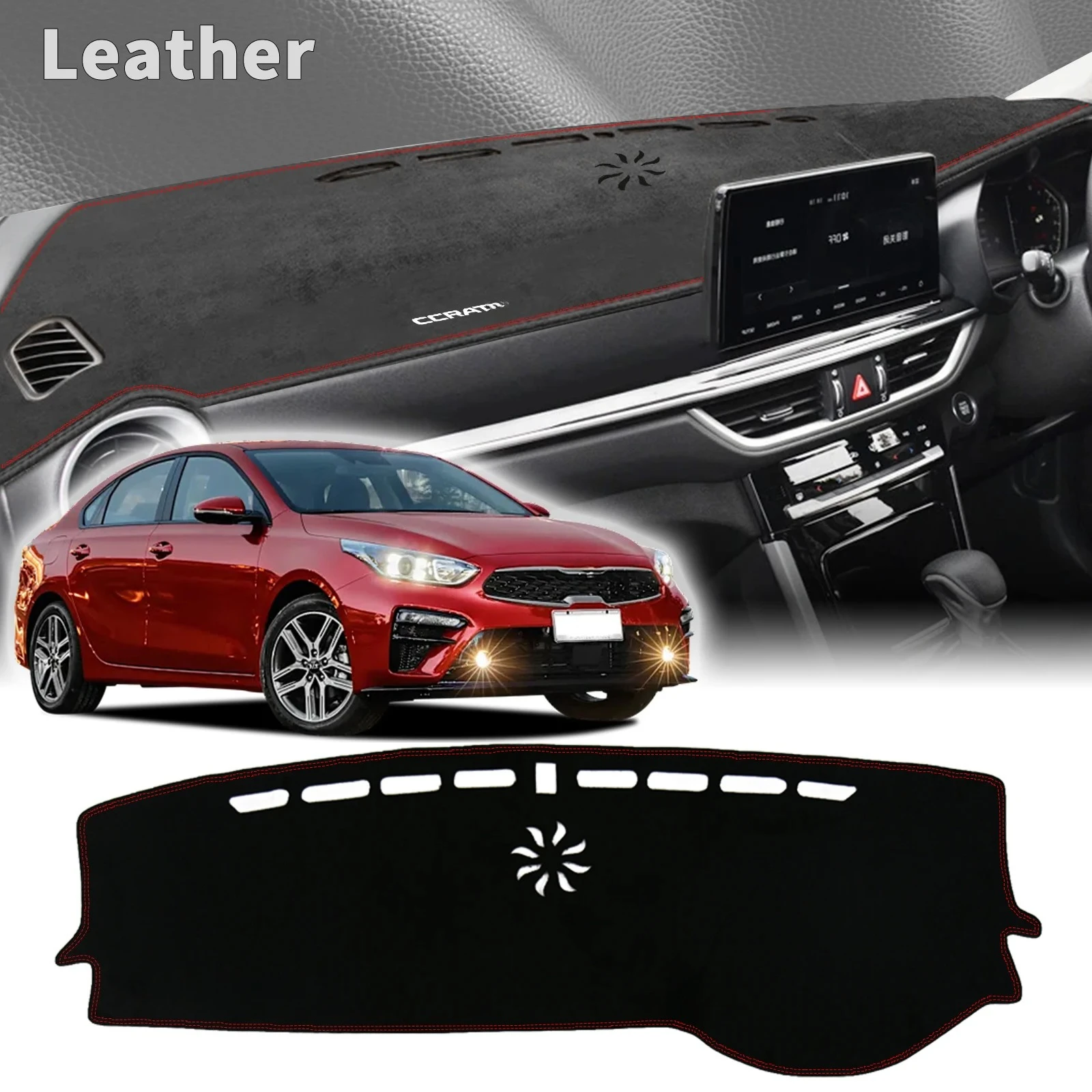 

fit for KIA Cerato 2019 2020 2021 2022 2023 Car Accessories Dashmat Protective Carpet Dashboard Cover Pad DashMat Sunshade