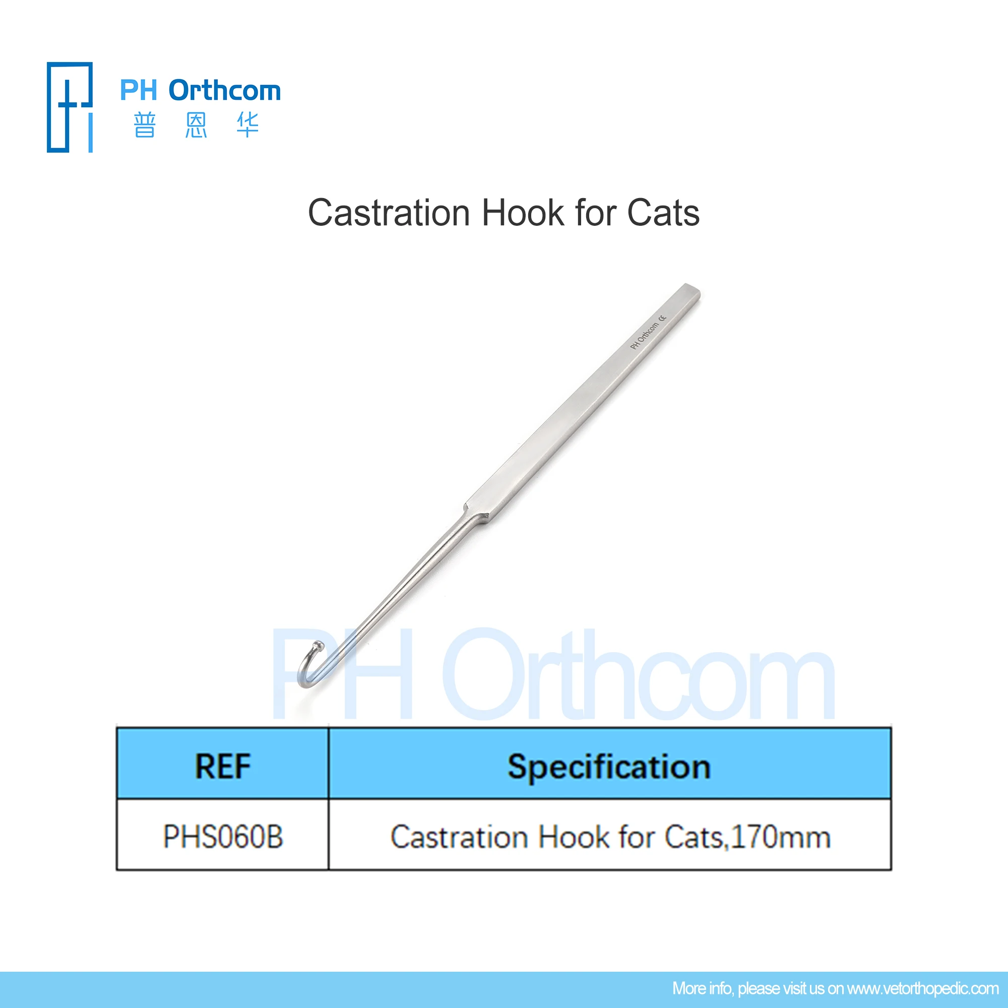 

Castration Hook For Cats and Small Dogs Pets Castration Veterinaria Mascotas Pet Medical supplies and Equipment Instruments