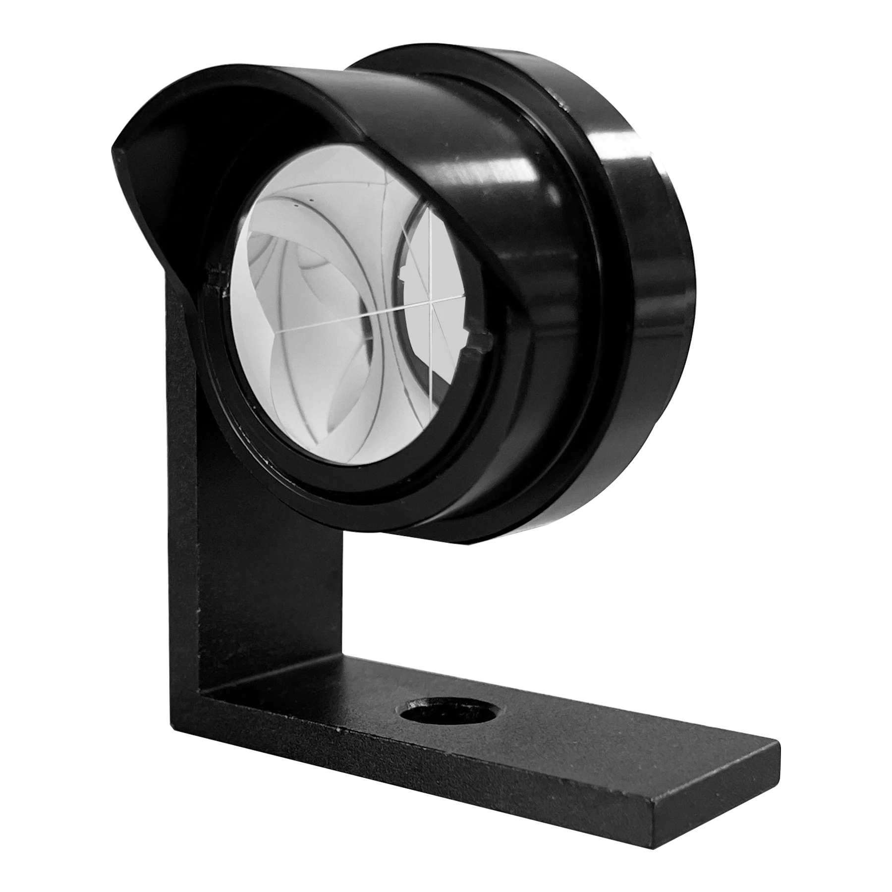 

Surveying MP110T Mini Prism with L-Bar Silver Coated Reflector Rain Shade Crosshair for Total Station Tunnel Building Monitoring