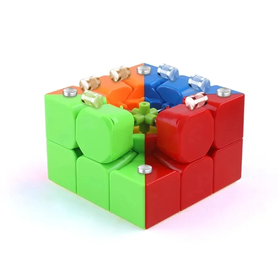 QiYi PLUS-Cubo mágico magnético para niños, rompecabezas profesional de velocidad, Speedcube, 9cm, 3x3, 3x3, 3x3