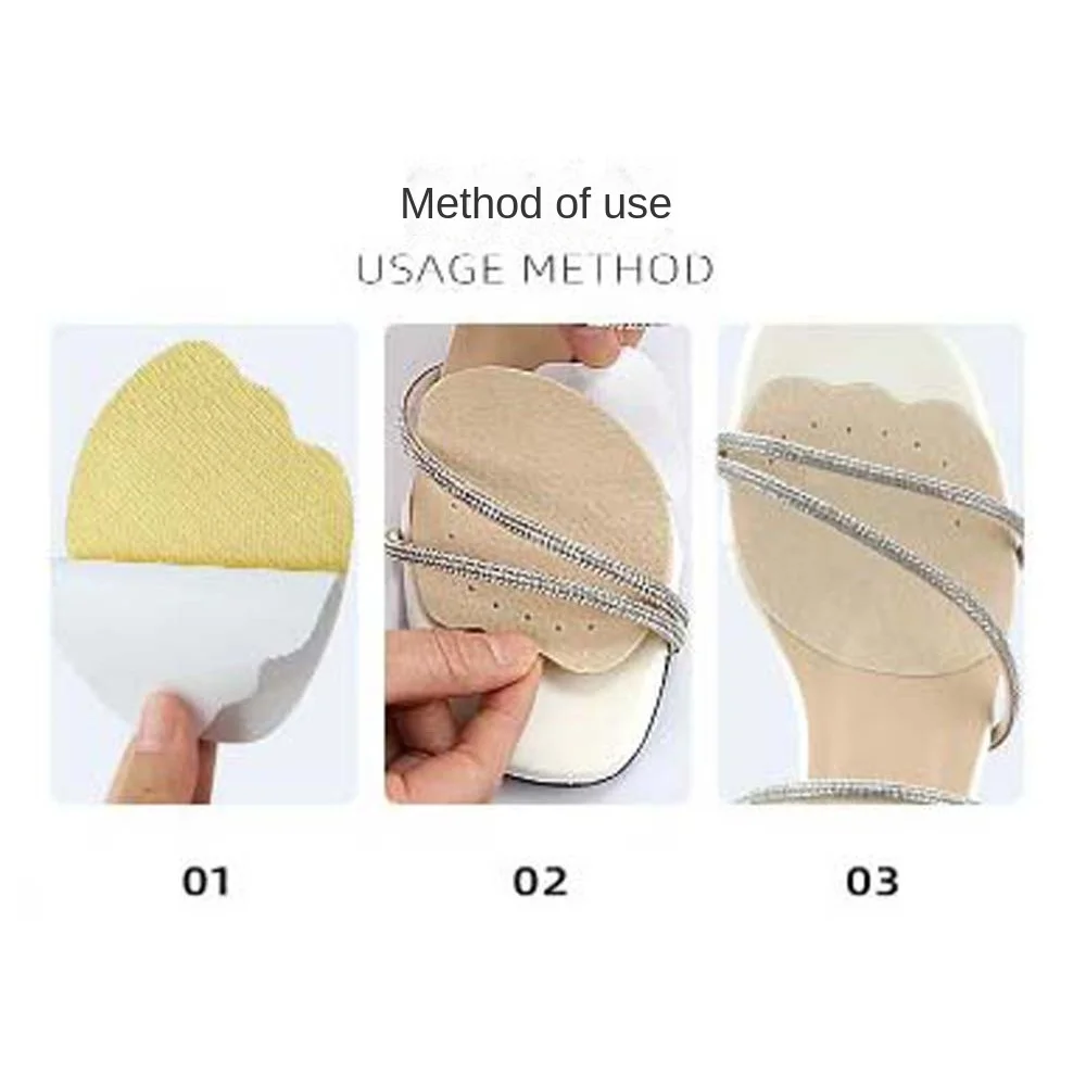 Leather Forefoot Pads Foot Care Tools Foot Protection Thin Forefoot Insoles Pain Relief Foot Blister Half Yard Insoles Travel