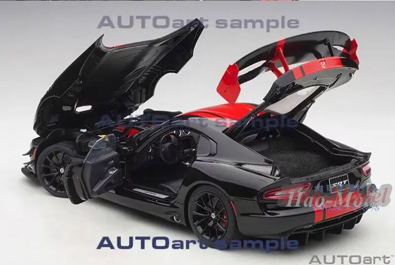 Autoart 1/18 สําหรับDODGE VIPER ACR 2017 โลหะDiecastรุ่นรถจําลองของเล่นเด็กของขวัญวันเกิดงานอดิเรกจอแสดงผลคอลเลกชัน