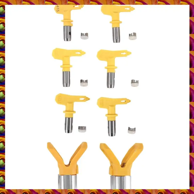 

BTCL Airless Paint Nozzles Set,Reversible Spray Tips Airless Paint Sprayer Nozzle Tips Airless Sprayer Spraying Parts