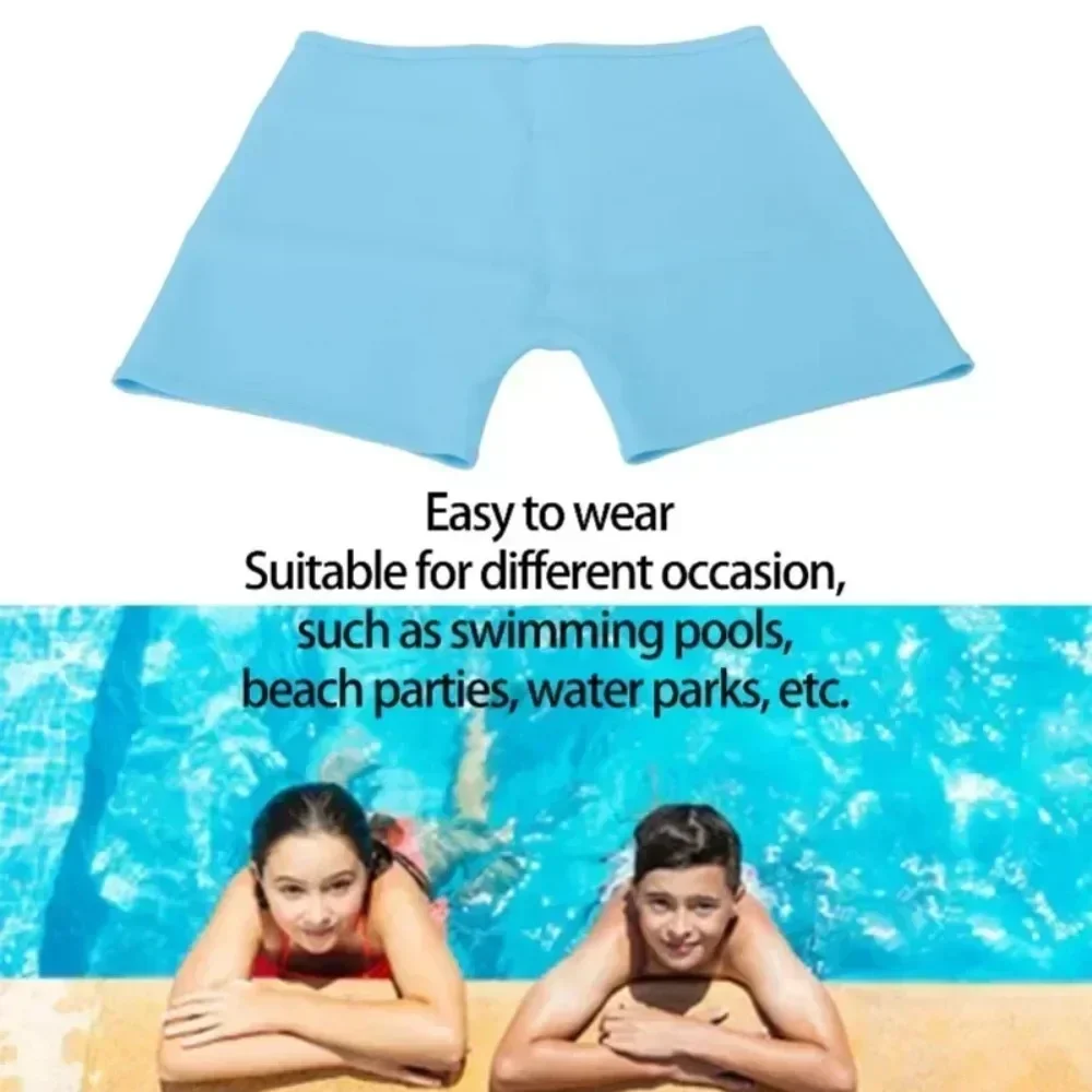 Vodotěsný ženy plavat silikon šortky menstruační leakproof protections voda parky plavání kaluž pláž strany swimsuits rychle suchý