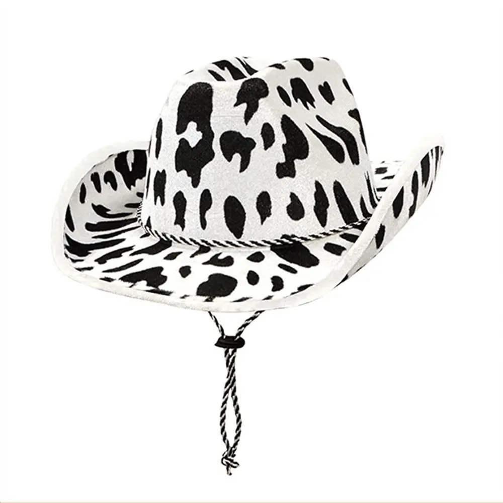 Chapeau de cowboy à paillettes pour femme, accessoire de performance, costume de fête, enterrement de vie de jeune fille, drôle  66