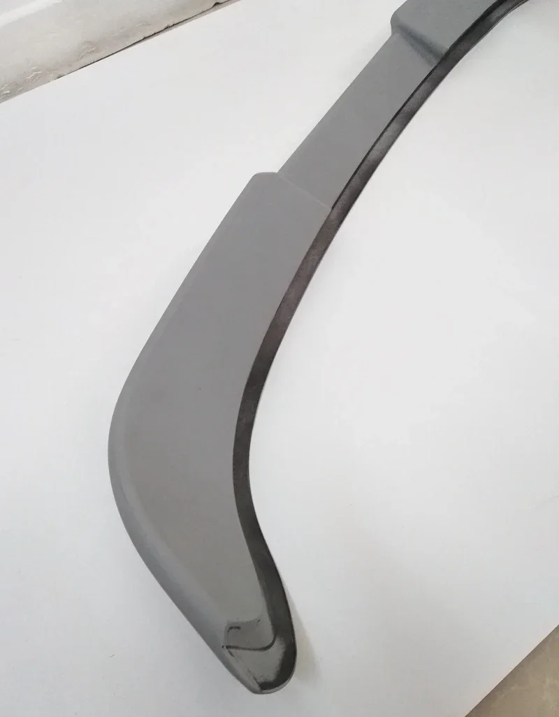 Für Benz B-Klasse B200 2009 2010 2011 ABS-Material Glänzend Schwarz / Carbonfaser-Muster Auto Heckfenster Dachspoiler – Detail 12