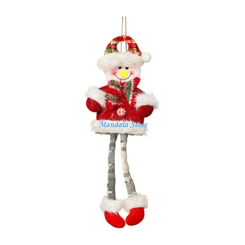 

U2JC Adjustable Rope Doll Pendant Holiday Decoration For Indoor Seasonal Celebration