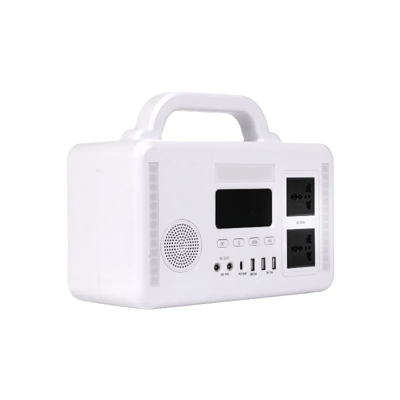 300W Pure Sine Wave Portable Power Station, Outdoor Energy Storage Generator for Camping & Vendor Stall