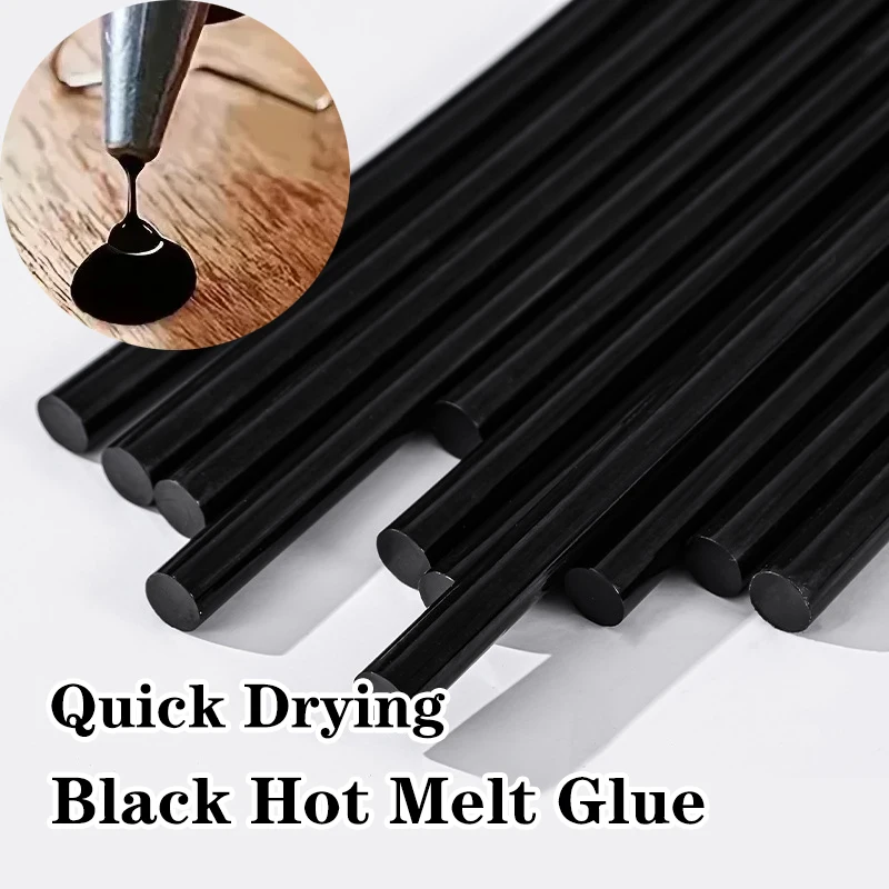

10/20/50 шт. черный термоплавкий клей для ремонта вмятин автомобиля, палочки для дома, инструменты для самостоятельного изготовления термоплавкого клея, клей для ремонта альбома, палочка