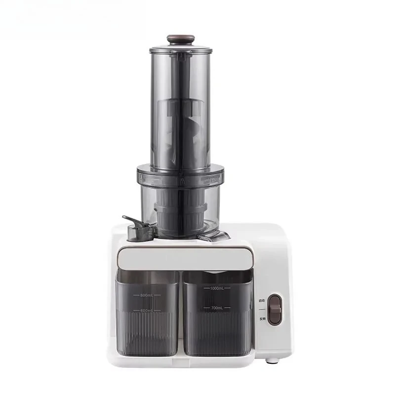 Home-use low-speed multifunctional large-capacity fruit and vegetable processor