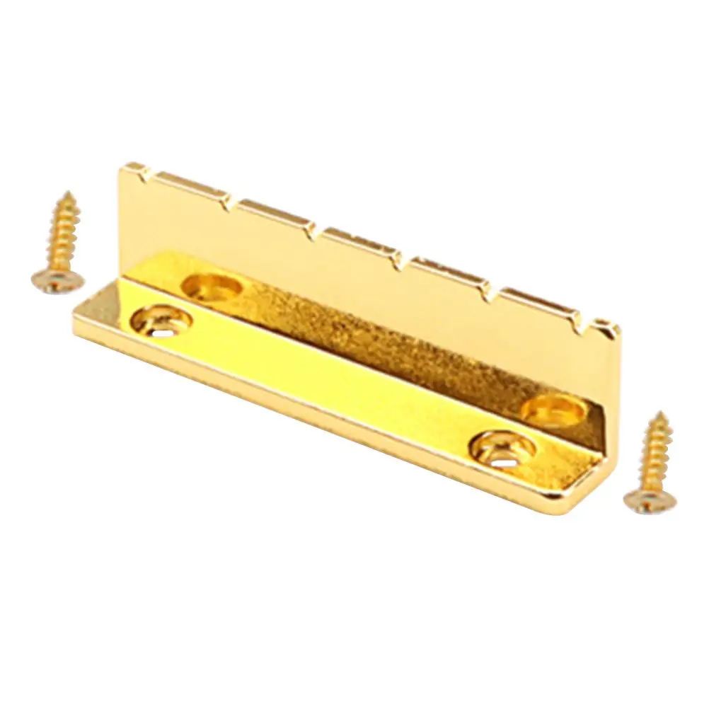 

Guitar String Metal Nut Replacement for 6-String Electric Guitars Durable Compact Sound Quality Accessories Guitar Parts