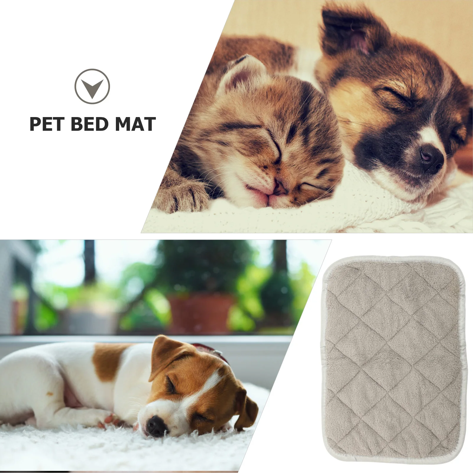 

Pet Sleeping Bed Mat Cat Dog Warm Cushion Durable Portable Winter Sleep Pad Cat Pad,dog Mats Sleeping Mat Kitten Bed